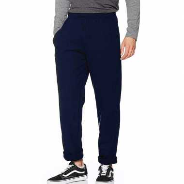 Joggingbroek fruit of the loom donkerblauw voor volwassenen straight