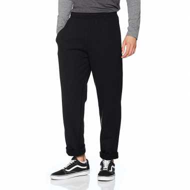 Joggingbroek fruit of the loom zwart voor volwassenen straight leg