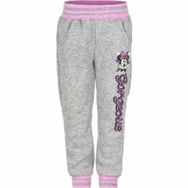 Minnie mouse joggingbroek grijs