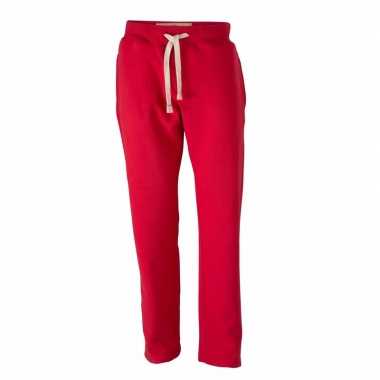 Vintage joggingbroek voor heren rode