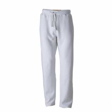 Vintage joggingbroek wit voor heren