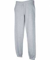 Fruit of the loom joggingbroek grijs voor volwassenen