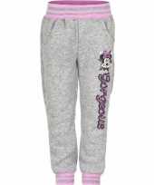 Minnie mouse joggingbroek grijs