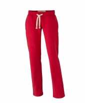 Vintage joggingbroek rood voor heren